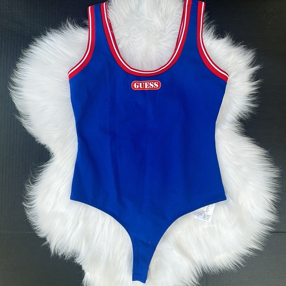New GUESS Originals Varsity Bodysuit SZ M - Picture 5 of 7